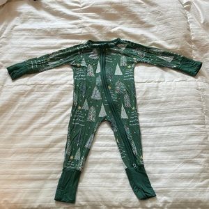 Little Sleepies Christmas Trees Sleeper, 0-3 months